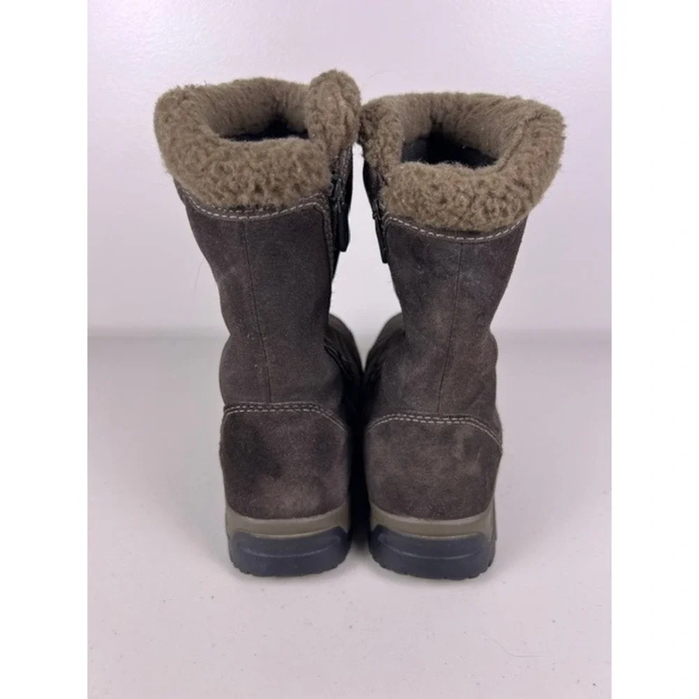 Sorel Waterfall Brown Suede Thinsulate Insulated Winter Snow Boots Size 8